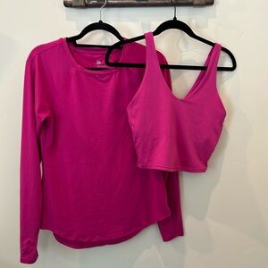 Workout Tee and Tank set